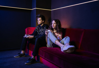 A Man and Woman Playing Video Games